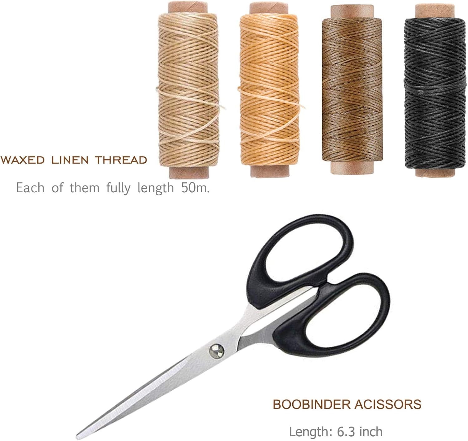 Bookbinding Kits, Bookbinding Supplies Hand Book Binding Starter Tools Set wi...