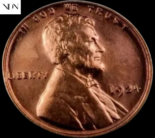 1924 Lincoln Wheat Penny Cent - Gem BU Red