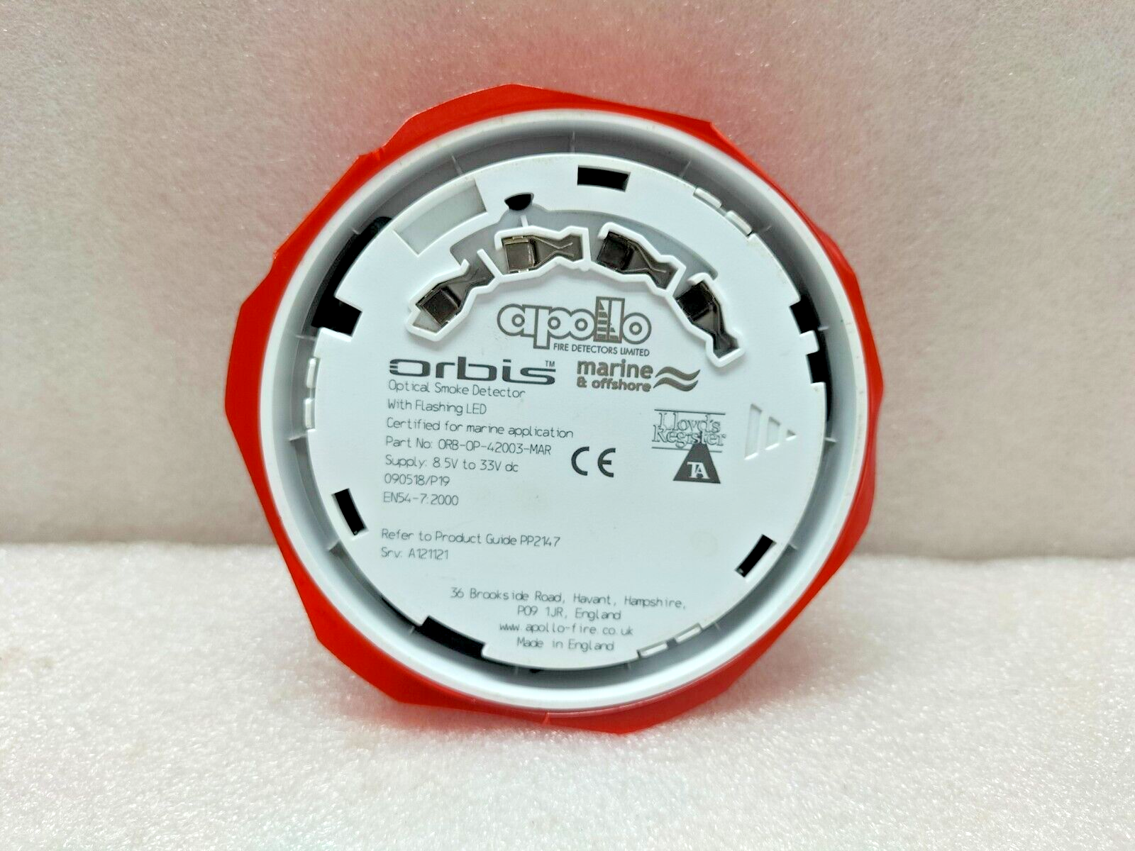 APOLLO ORBIS ORB-OP-42003-MAR OPTICAL SMOKE DETECTOR