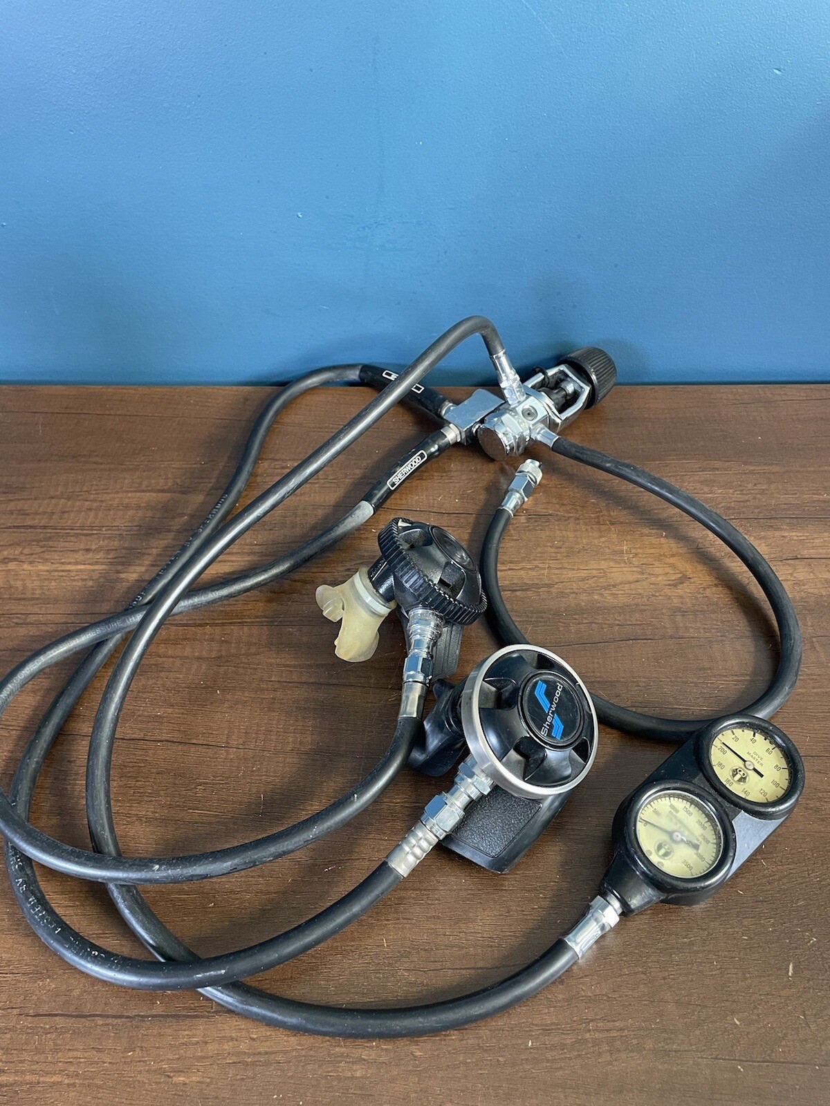 Sherwood Regulator with Sherwood Octopus Scuba Diving Equipment UNTESTED