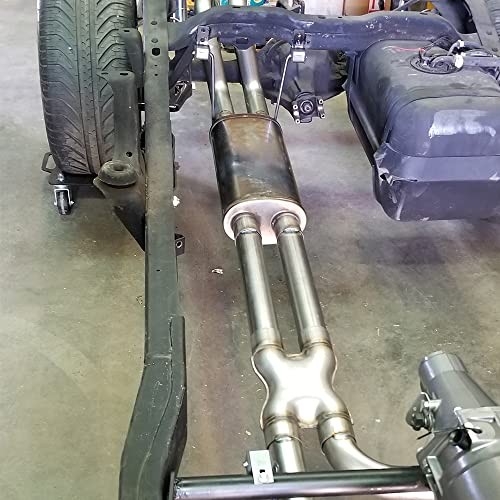 Straight Exhaust Pipe 4" Inlet, 304 Stainless Steel 48" Long Mandrel Exhaust