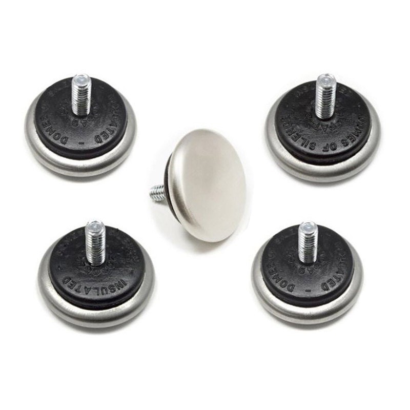 Herman Miller Eames Lounge Chair 5 Domes of Silence Replacement Feet Foot Glides