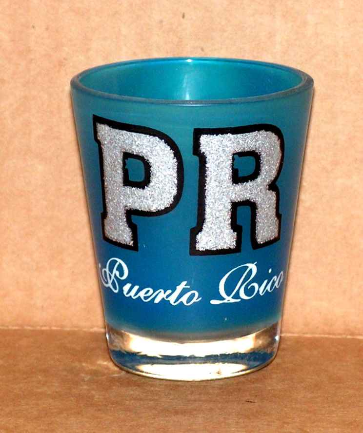 Puerto Rico Shot Glass Travel Souvenir PR