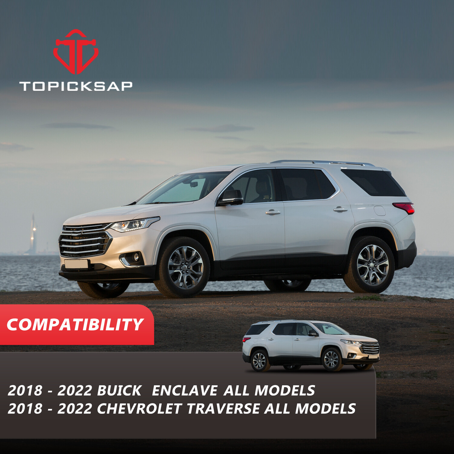 Front Lower Control Arms Ball Joint sAssembly for 2018 - 2022 Traverse Enclave