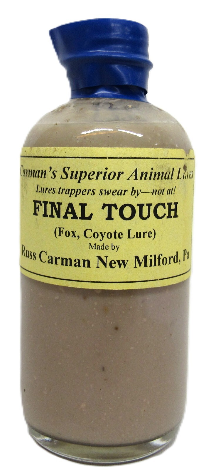 Final Touch Lure - Carman's Lures 4 oz Jar Trapping Supplies