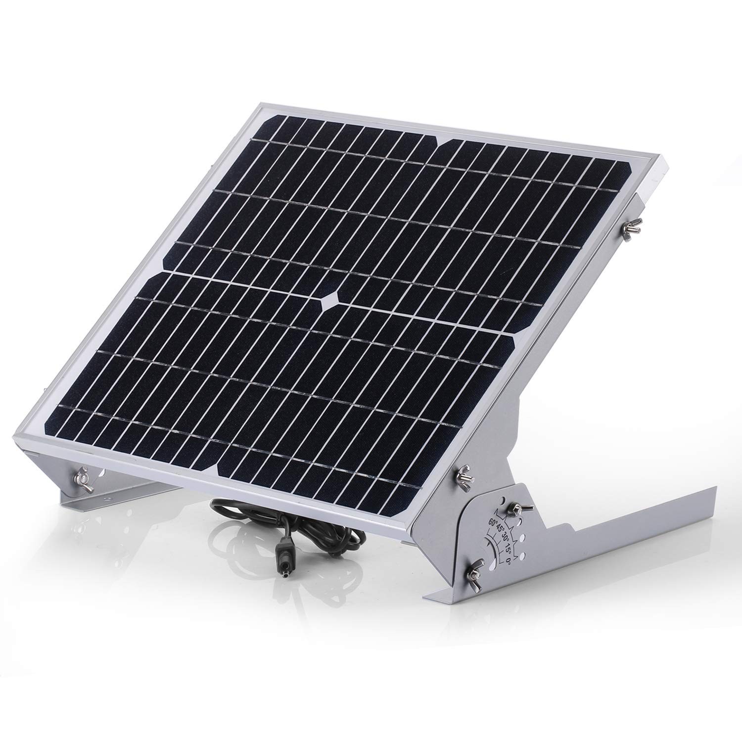 SUNER POWE Adjustable 20W 30W Solar Panel Mount Racks - Folding Mounting Tilt...