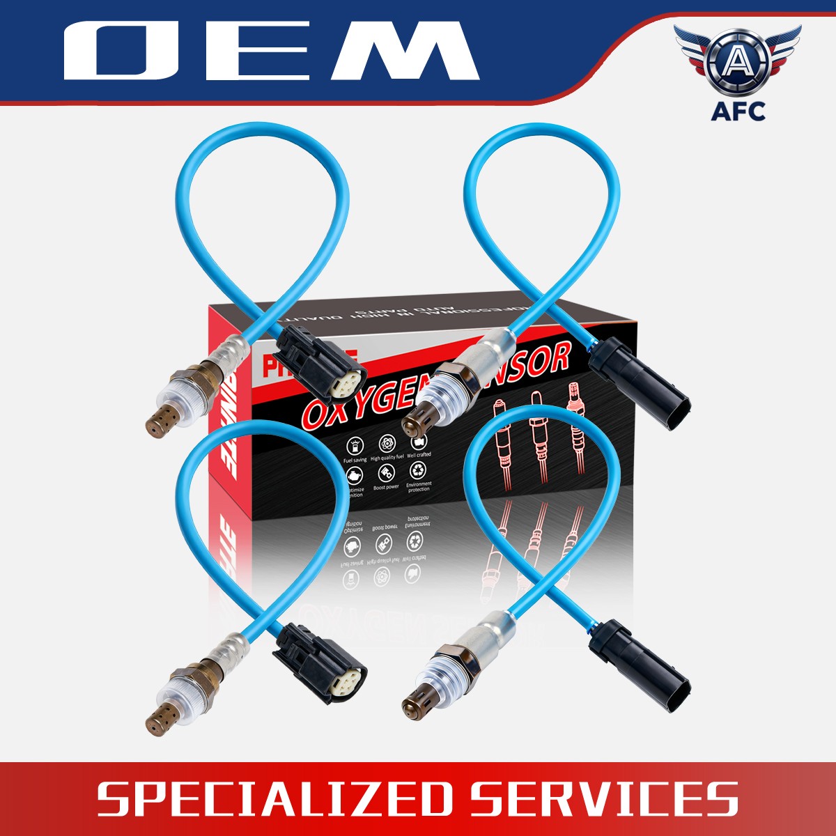 4X OEM Up&Downstream O2 Sensor Fits Ford F-150 Explorer Edge