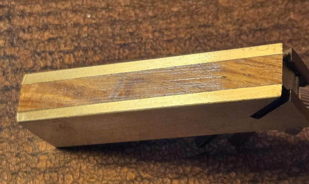 Mini Brass Plane Scraper Wood Working Craft Planer Tool Hobby