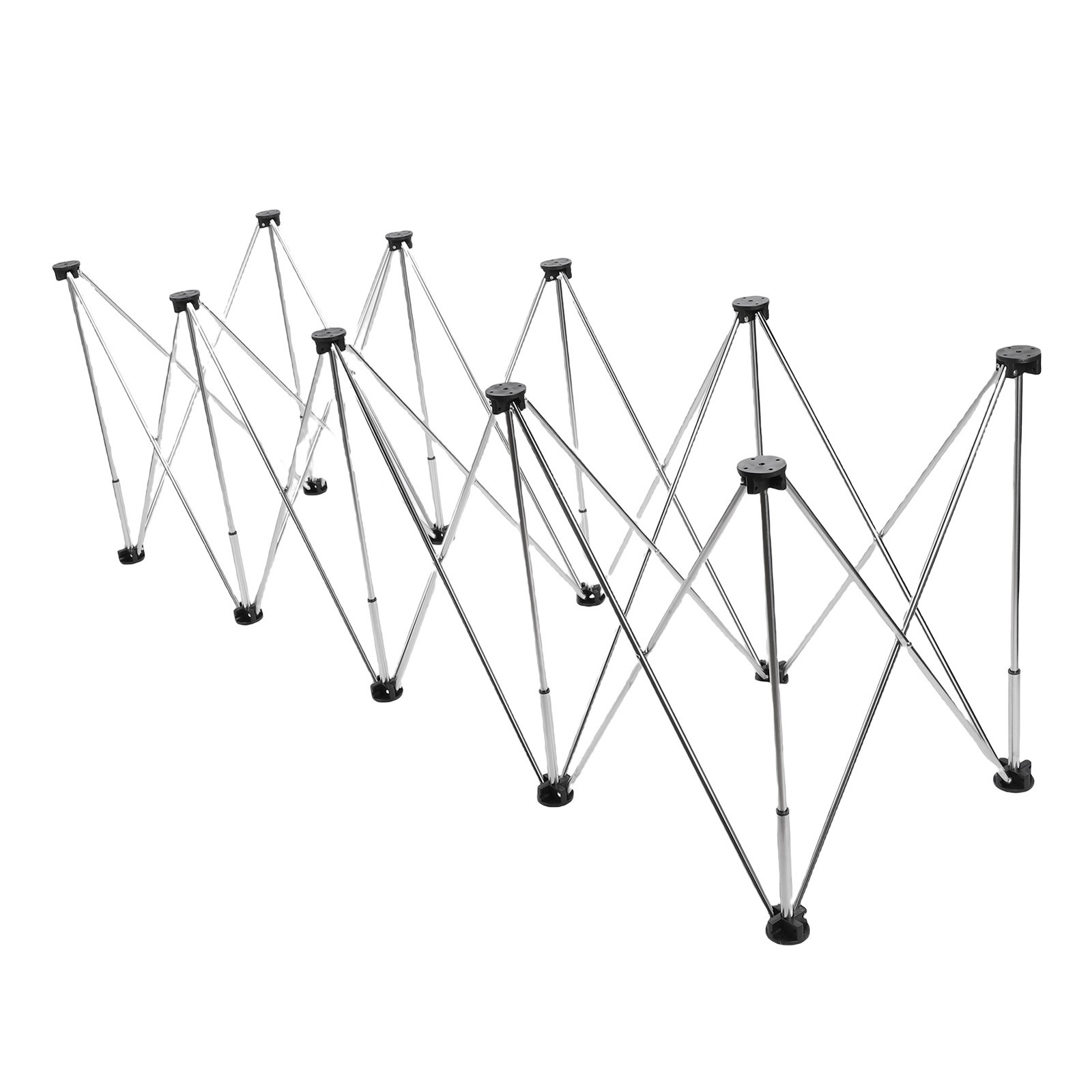 Portable Folding Workbench 10 Legs 1000kg Load For Woodworking Construction