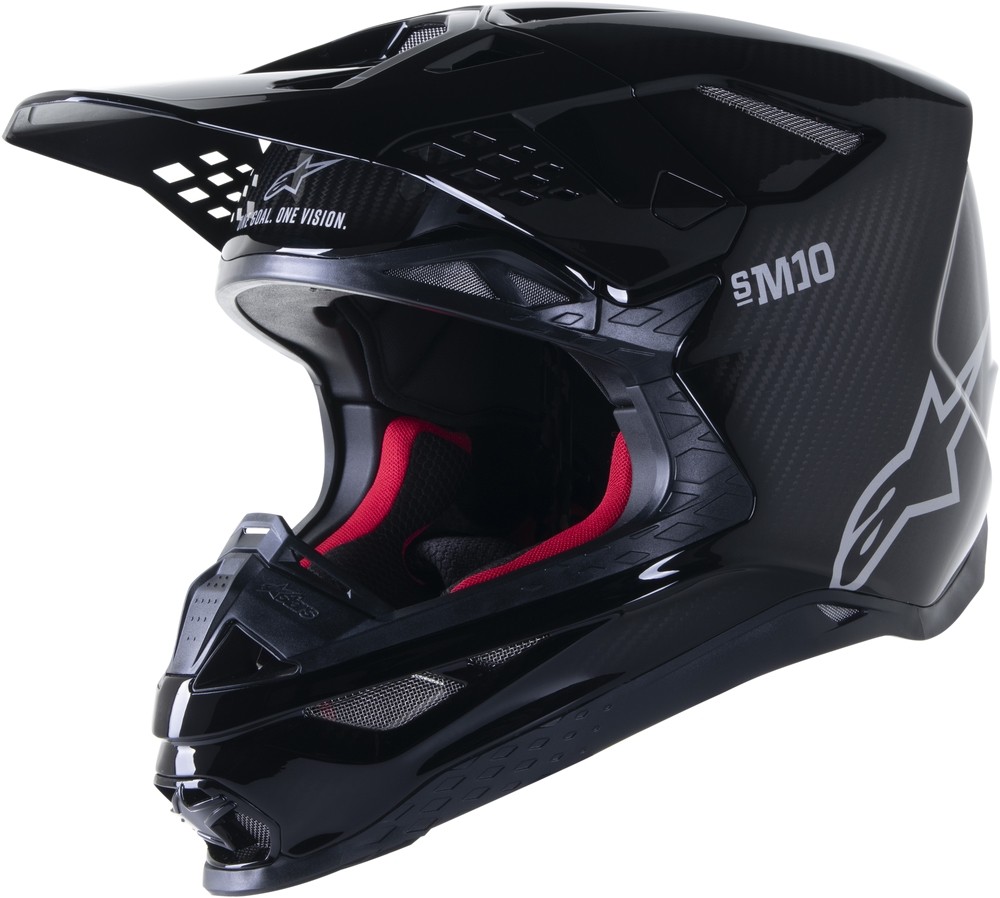 Alpinestars 8300323-1188-L Supertech S-M10 Solid Helmets Lg Black