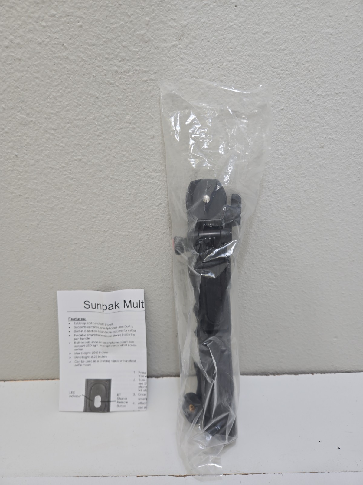 GENUINE Sunpak - Multi-Use 29.5-Inches Tripod ** PLEASE READ DESCRIPTION **