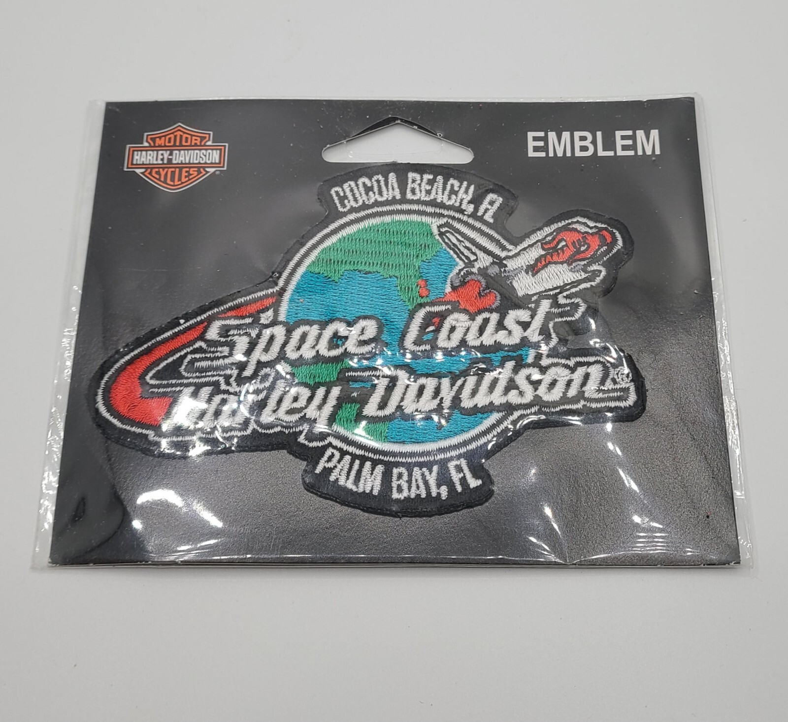 NIP Harley Davidson Space Coast Riding Patch Motorcycle Palm Bay Cocoa Beach FL
