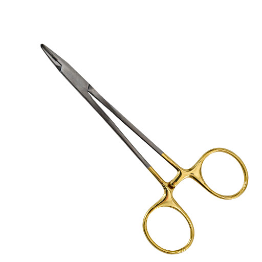 TC Webster Needle Holder, 4.5", Straight, Smooth Jaws, Premium