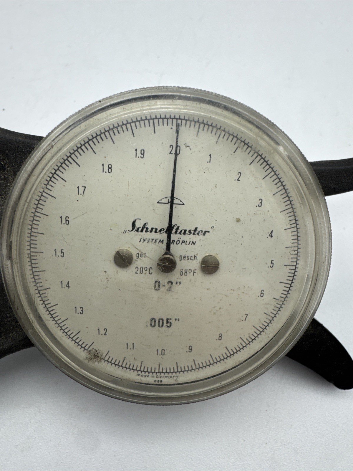 VINTAGE QUICKTEST SCHNELLTASTER 0-2” DIAL CALIPER
