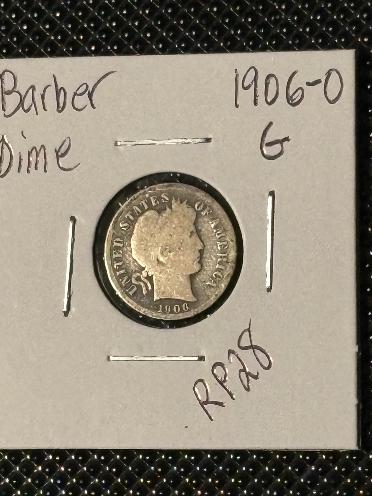 1906-O Barber Dime