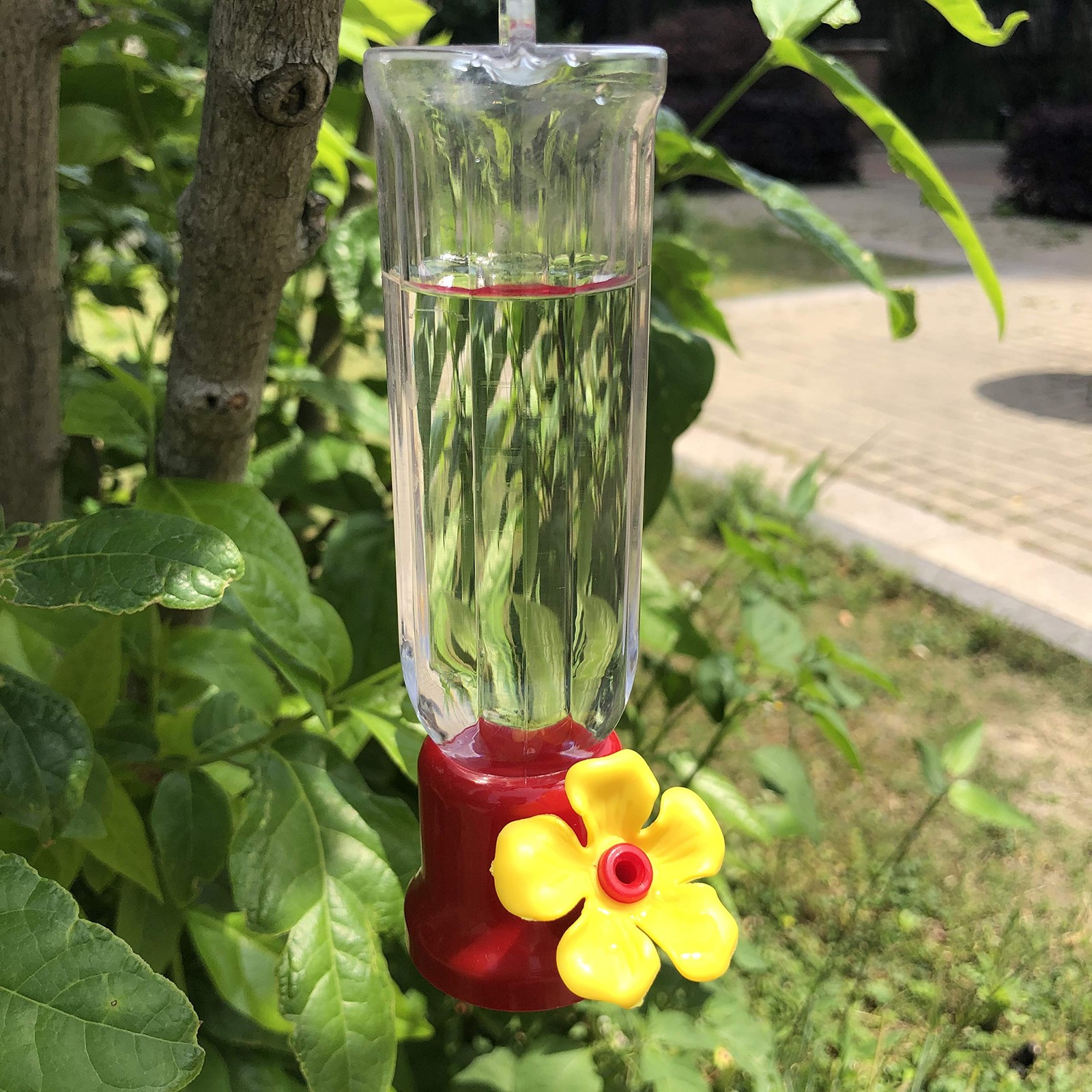 VIMOA Mini Hummingbird Feeder 4 Pack 2.3oz Small Nectar 4 pack 2.3oz, Red