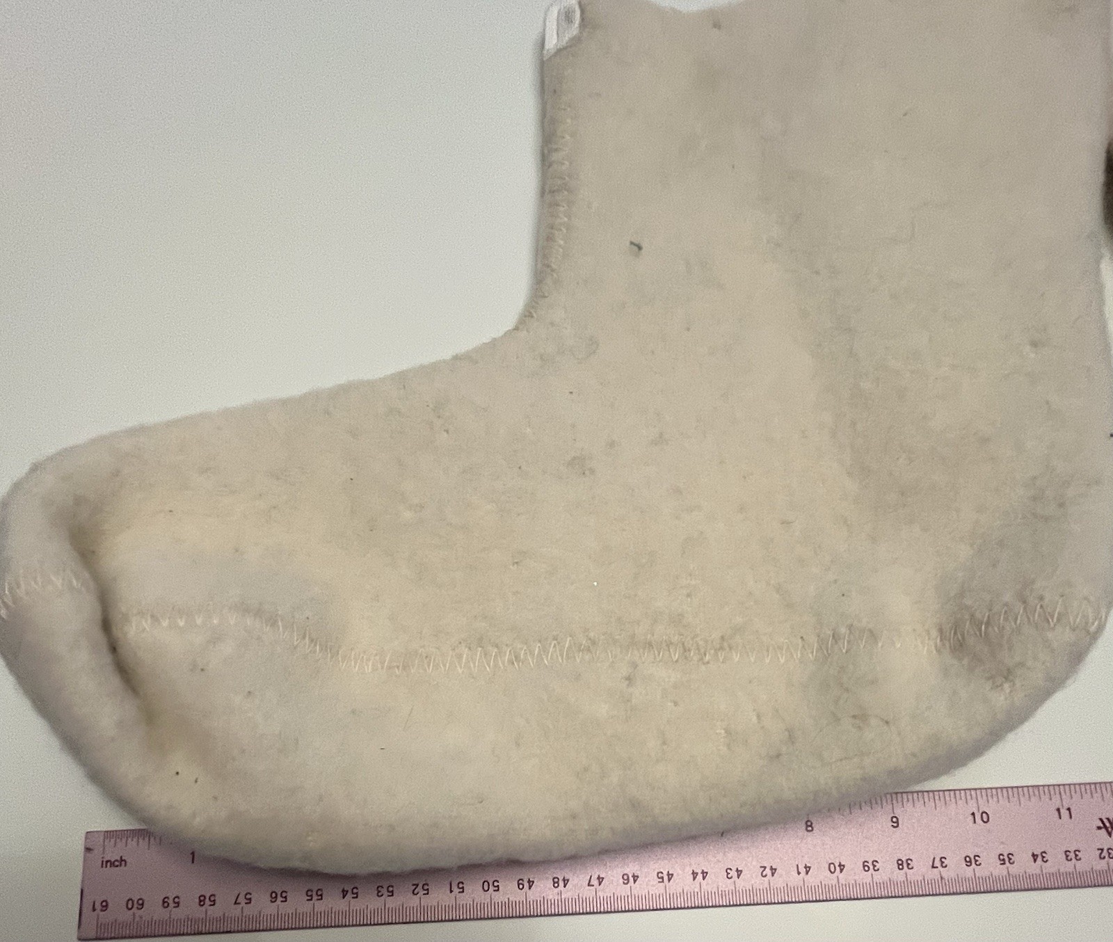 NOS 100% Wool Military Boot Liners Medium