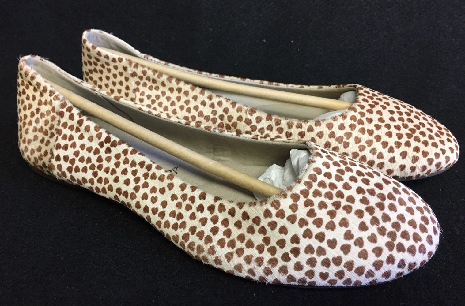Sanuk YOGA EVE SELECT Womens Slip On Ballet Flat Shoes Natural Brown Pony Hair