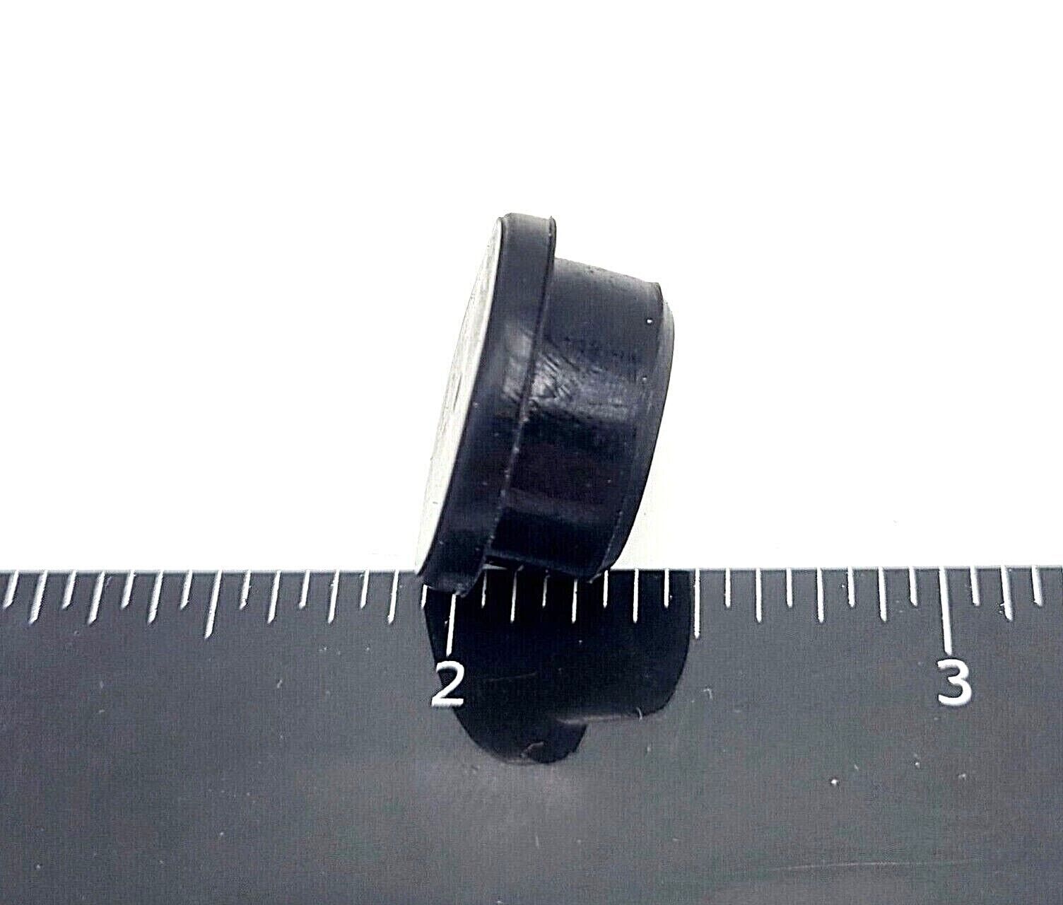 5/8" Rubber Drill Hole Plugs Push In Compression Stem Silicon Covers 3/4" Top OD