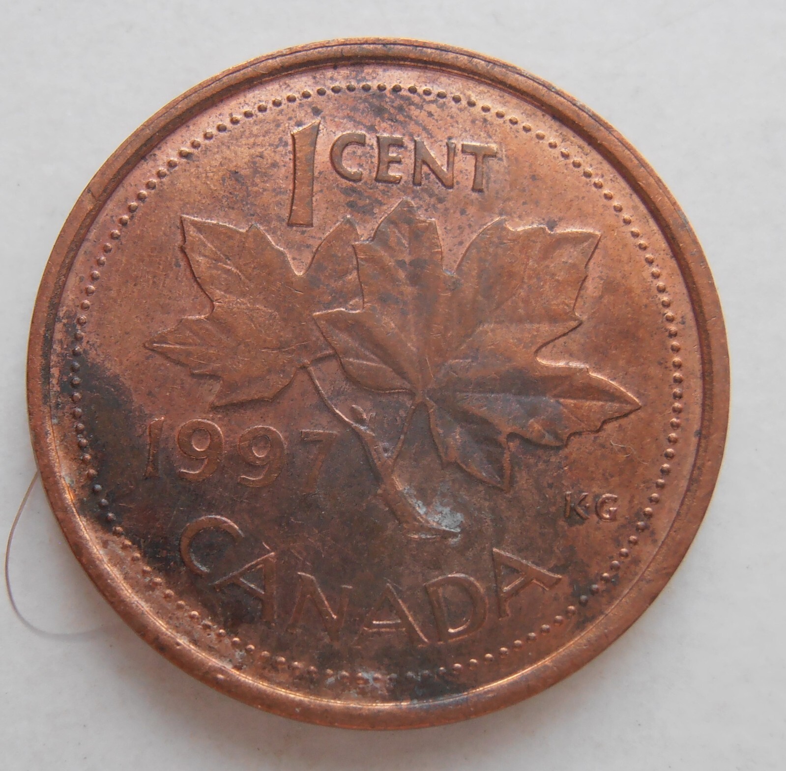 1997 CANADA 1 CENT