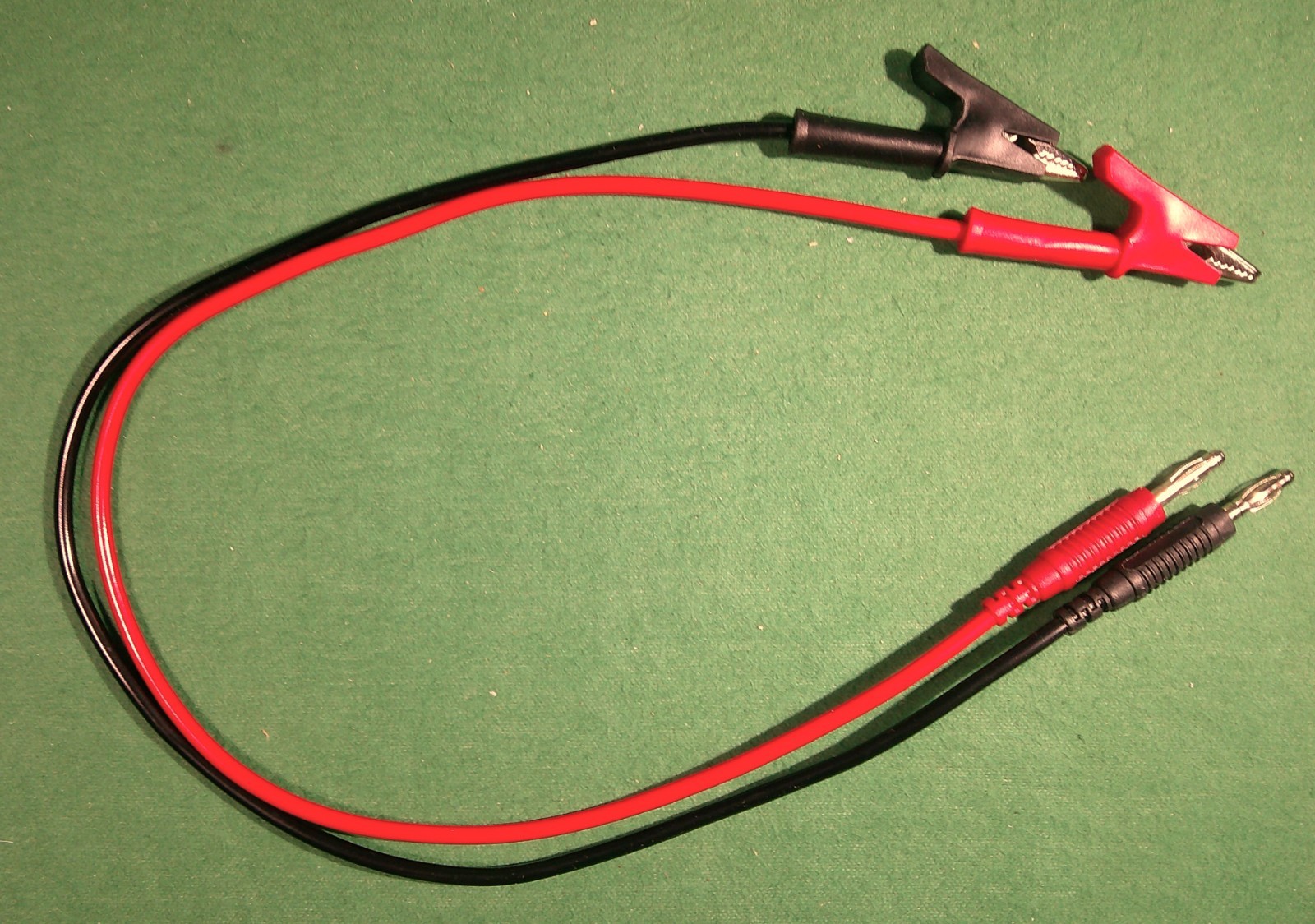 Simpson 260 21" L aftermarket meter Test Leads Banana Plugs & Alligator Clips