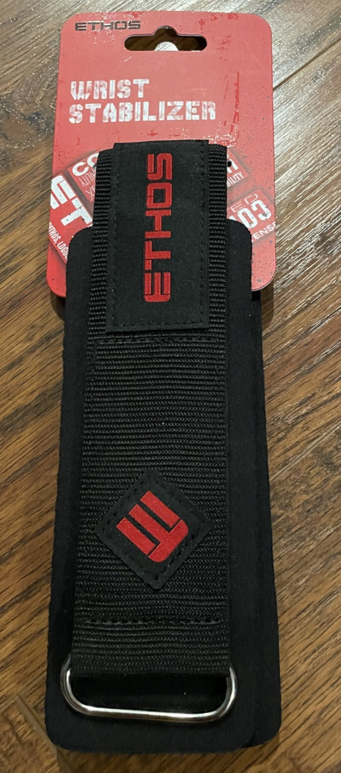 NWT ETHOS Wrist Stabilizer Wraps for Weightlifting ONE SIZE (Black)