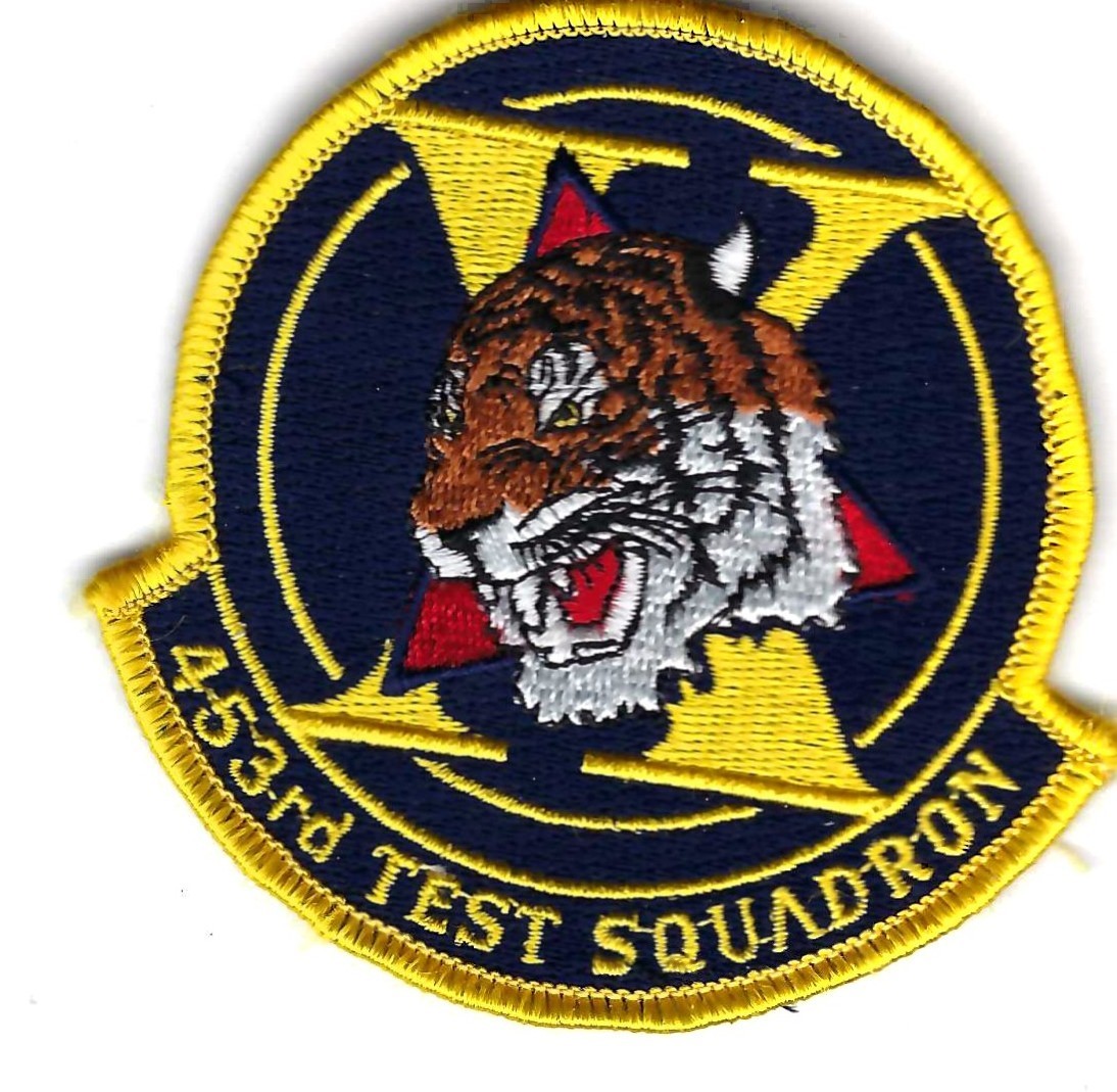 PATCH USAF  453RD TEST  SQ  EDEWARDS  AFB   ARF-2