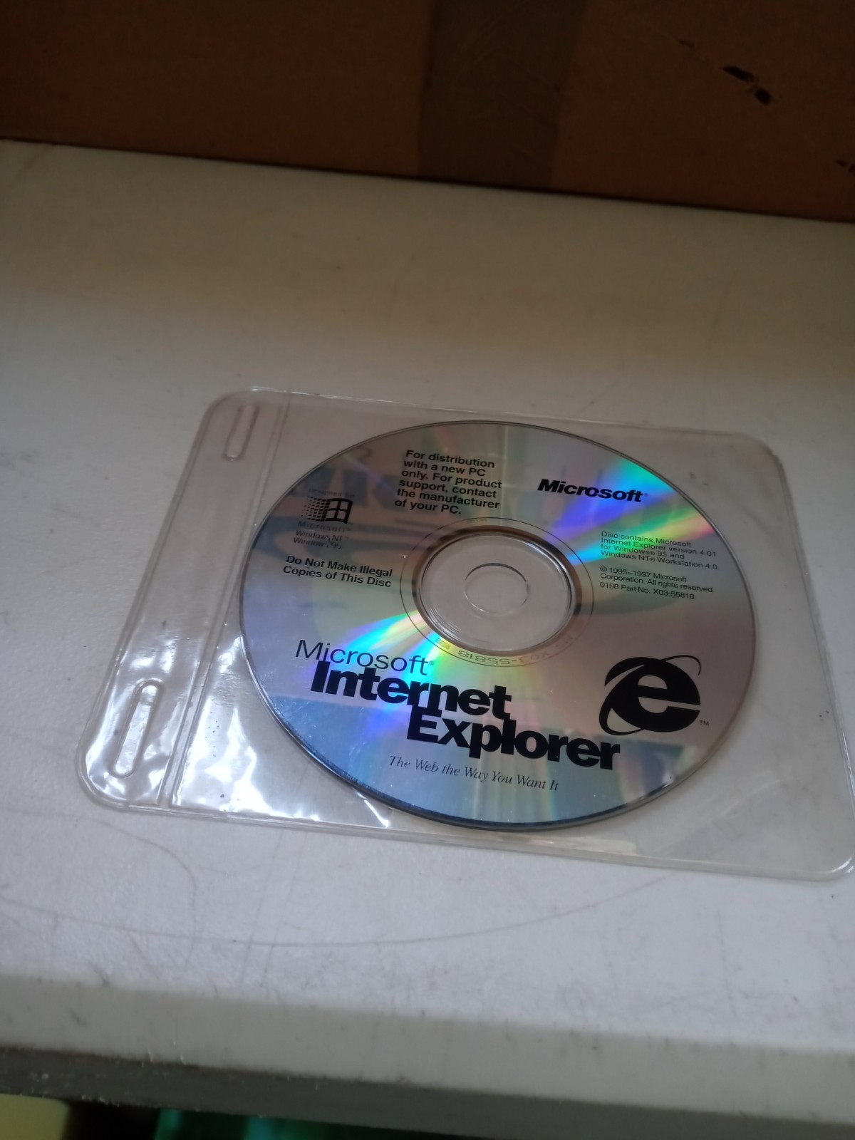 Microsoft Internet Explorer 4.0 for Windows NT / 95