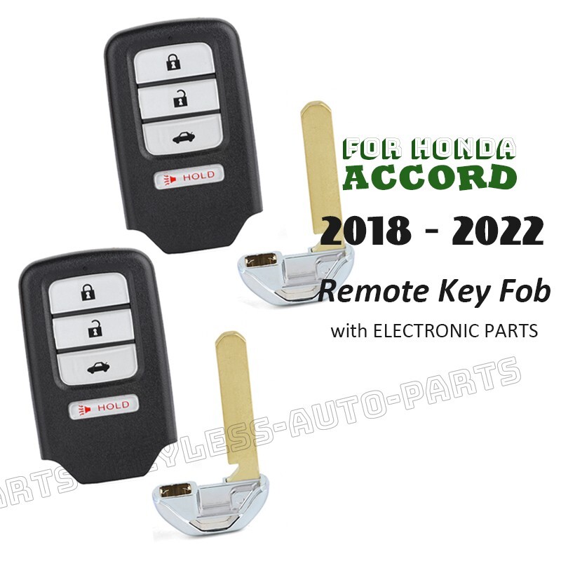 2x CWTWB1G0090 for Honda Accord 2018 2019 2020 2021 2022 Keyless Remote Key Fob