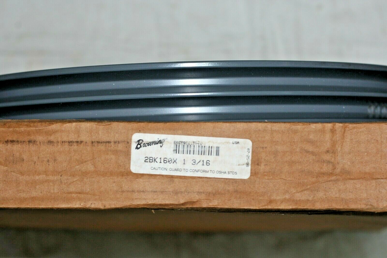 BROWNING 2BK160X 1 3/16 2 Groove Pulley Cast Iron Finished Bore Sheave NOS