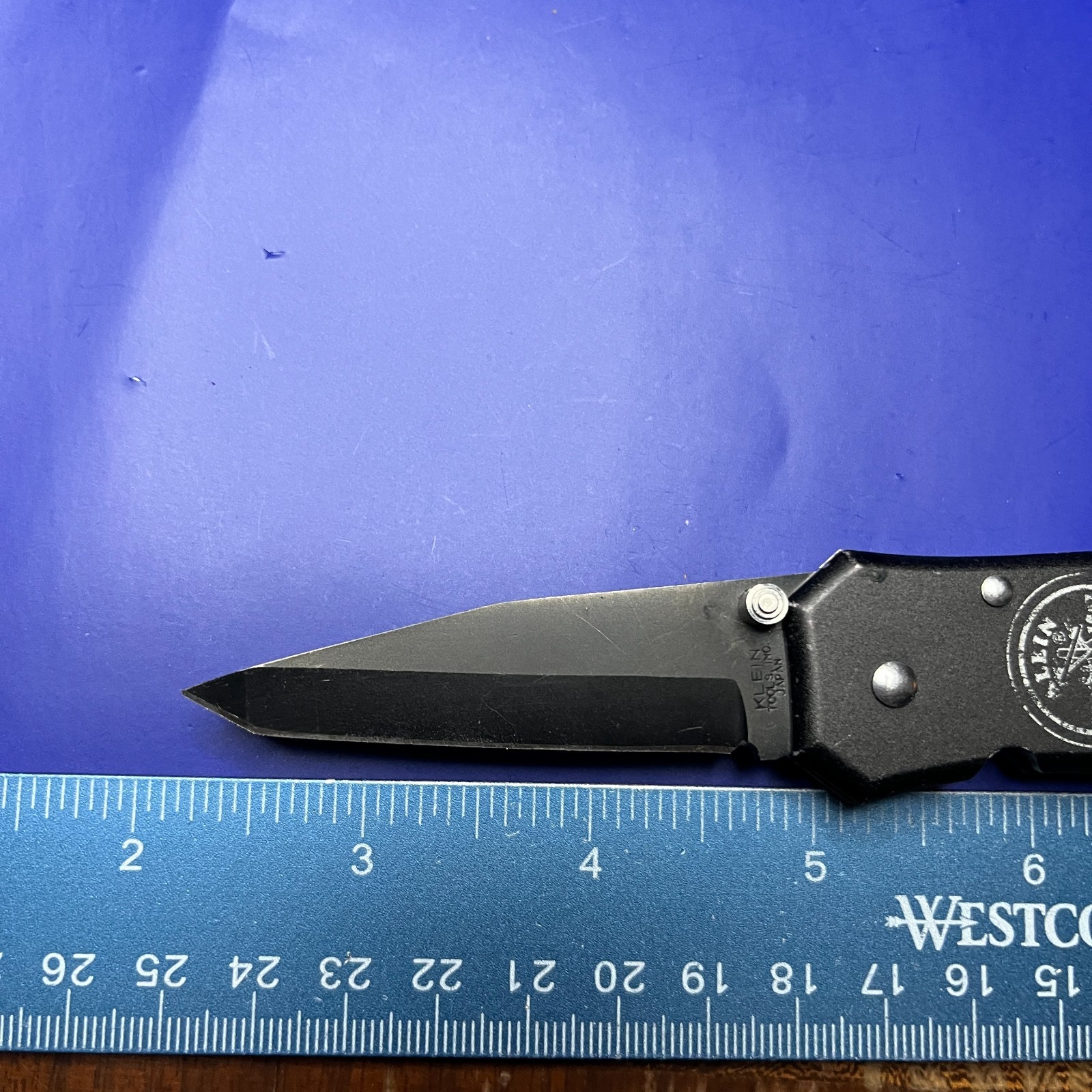 Klein Tools 44052BLK Tanto Lockback Knife