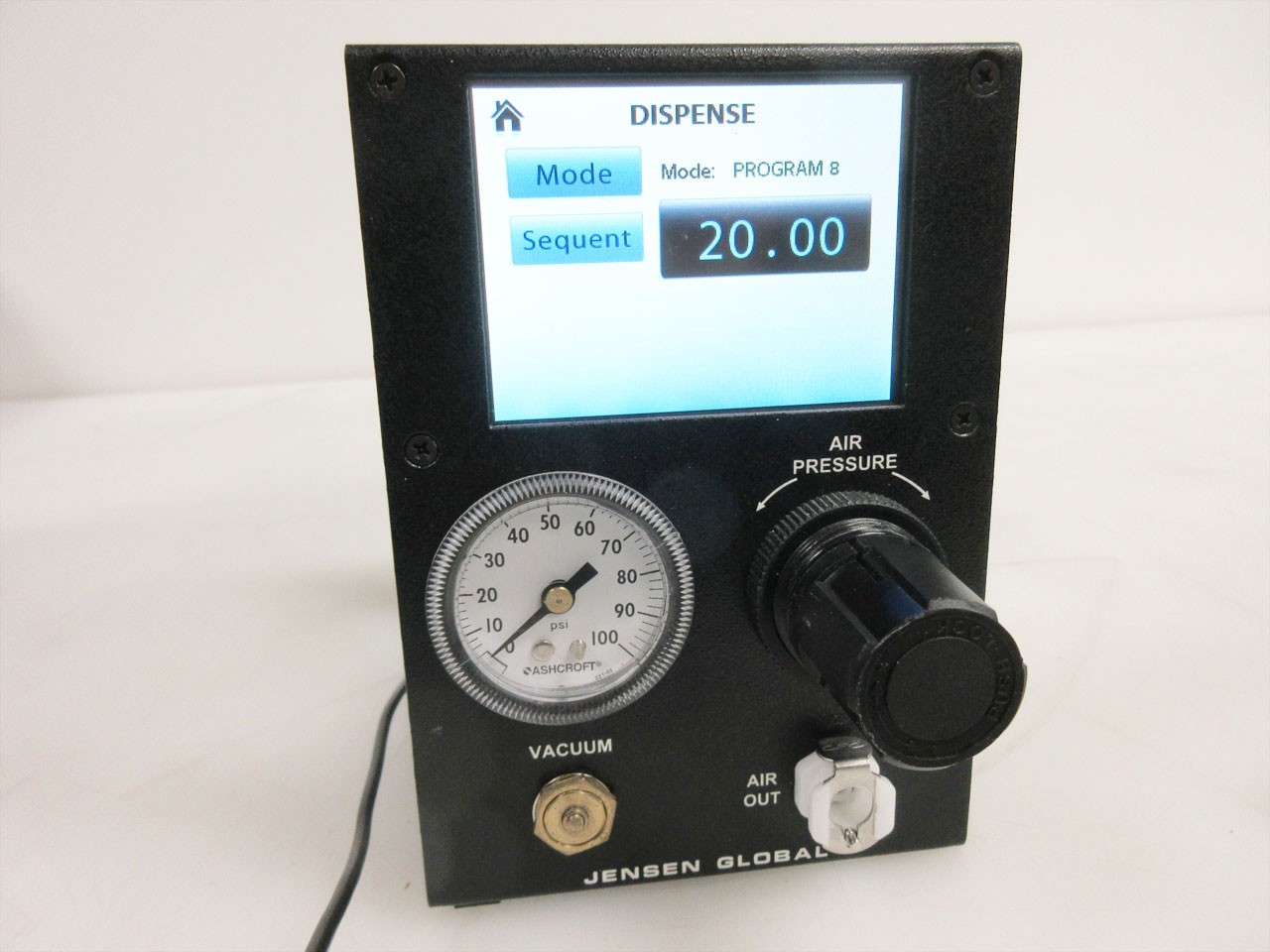 JENSEN GLOBAL JGD500T DIGITAL TOUCHSCREEN SHOT METER - NEEDS REPAIR
