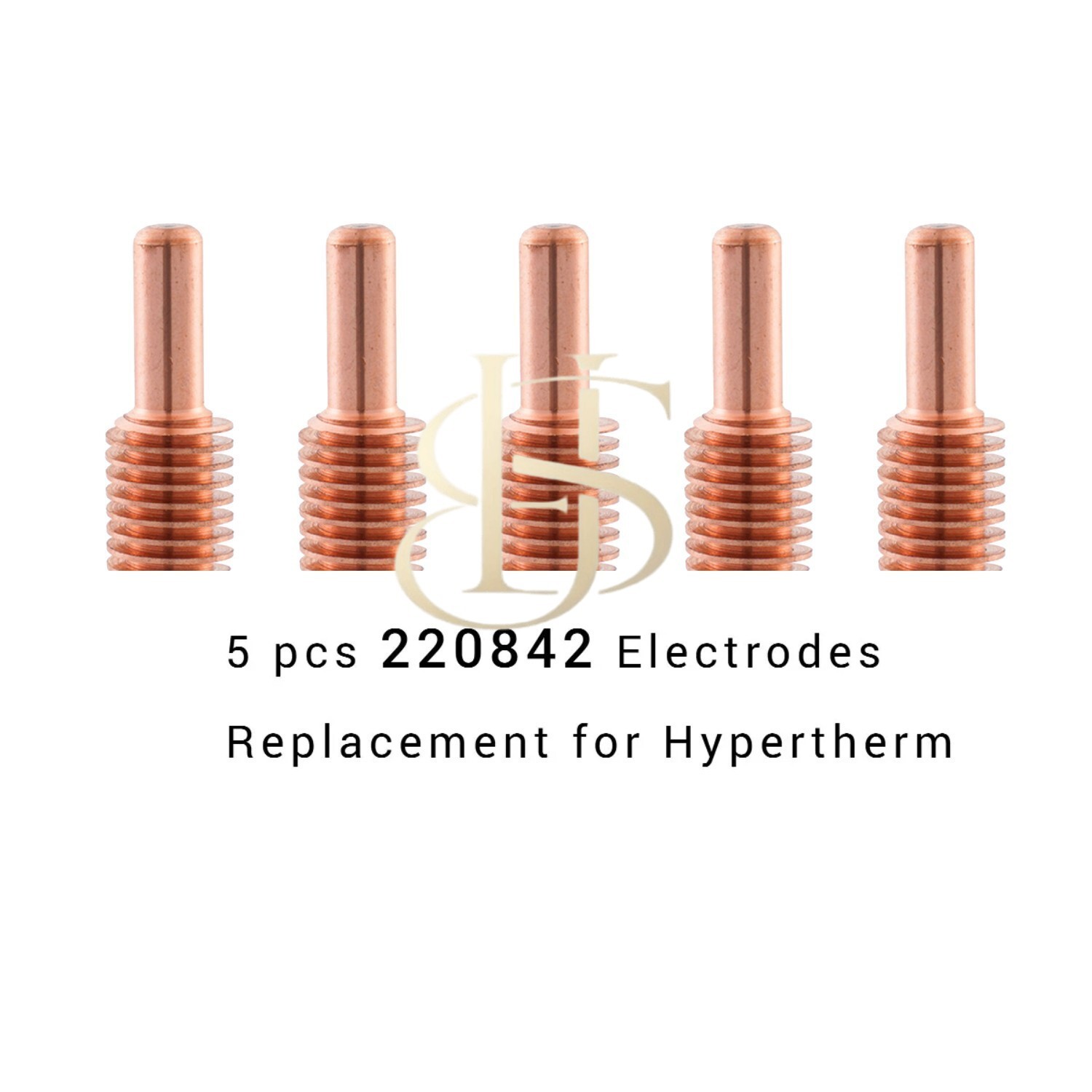5 pcs 220842 Plasma Cutter Electrodes fit Hypertherm Powermax 45XP 65 85 105