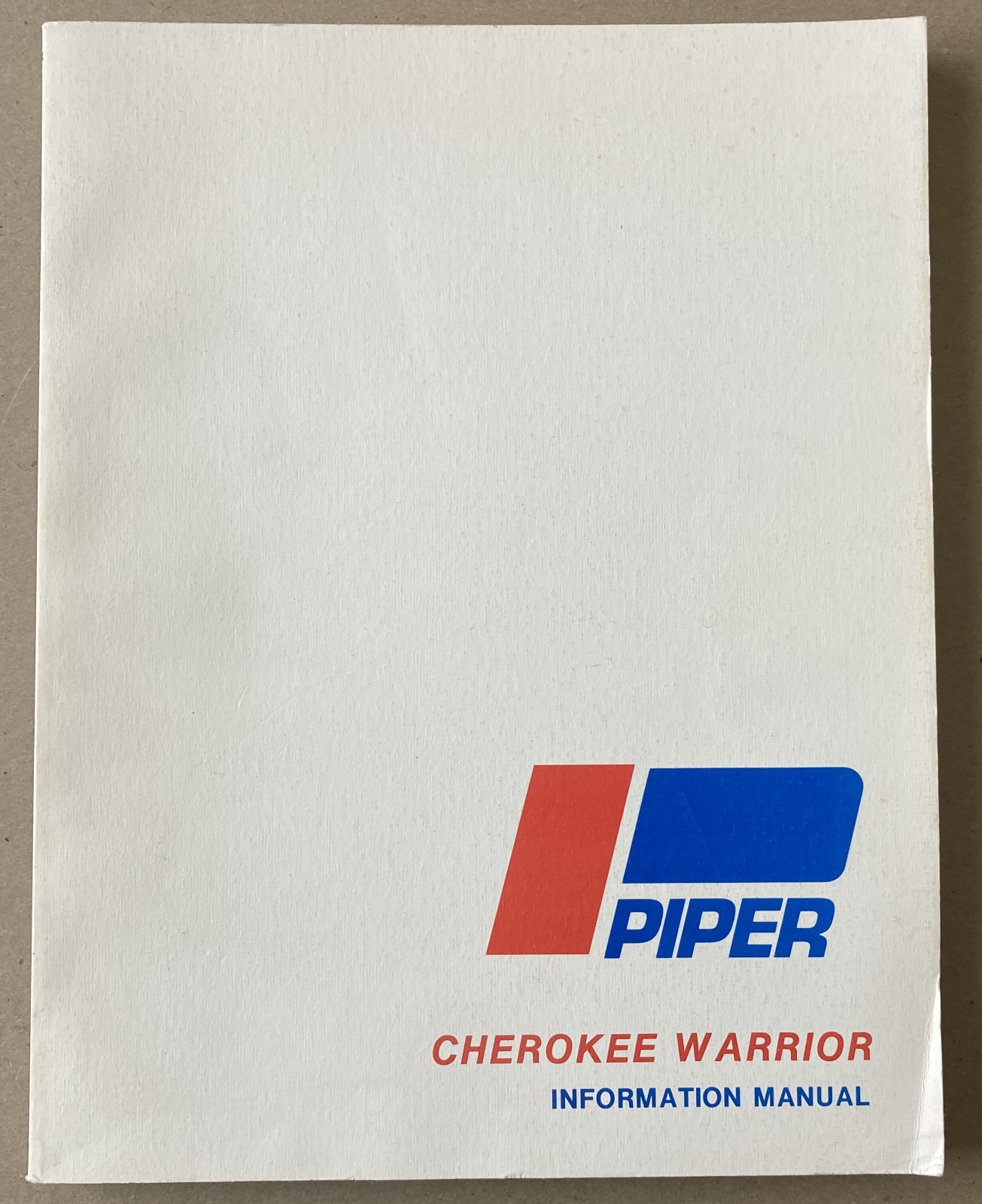 Piper Cherokee Warrior  Information Manual 761 563, July 1973
