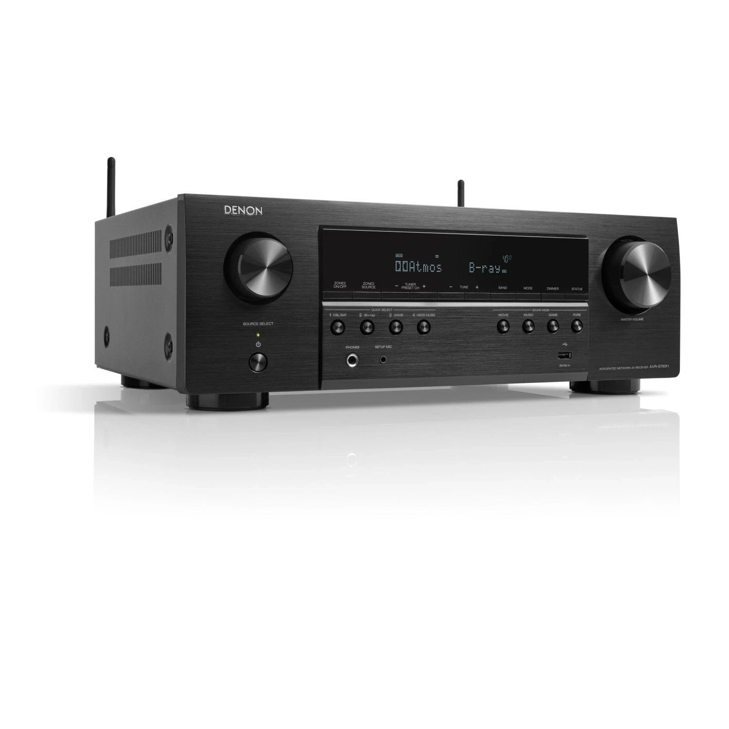 AVR-S760H 7.2 Ch. 75W 8K AV Receiver Powered by HEOS™ with Dolby Atmos