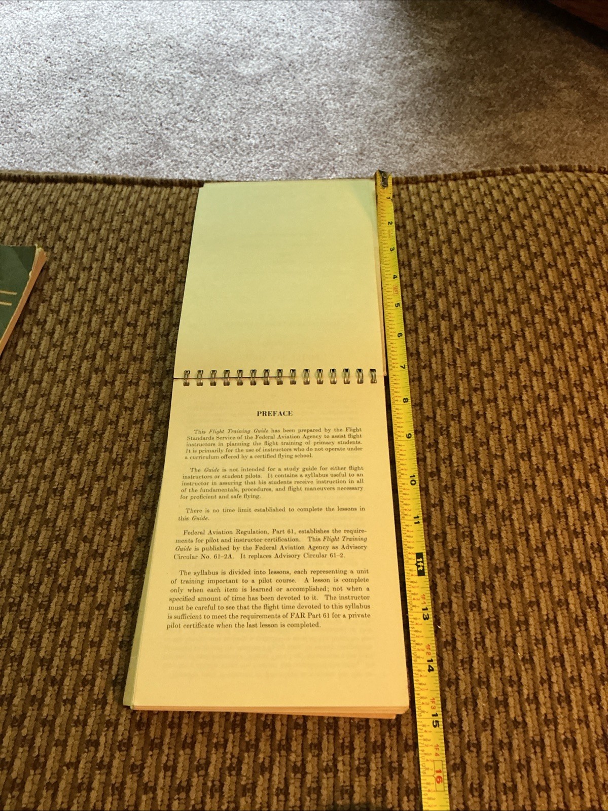 FAA AC 61-2A Private Pilot (Airplane) Flight Training Guide Revised 1964, Spiral
