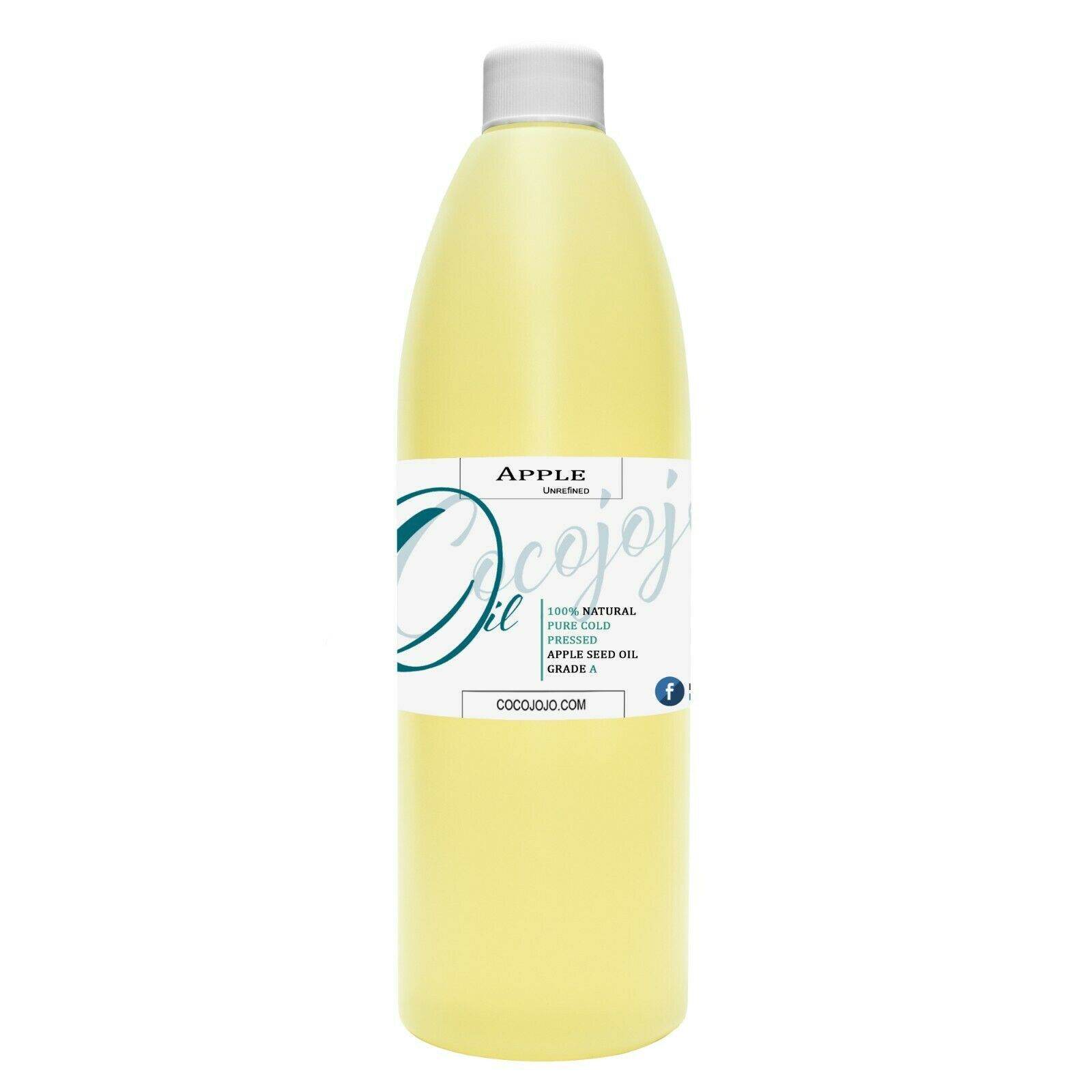 Pure Apple Seed Oil 16 Oz Unrefined Cold Pressed All Natural For Skin Hair Body