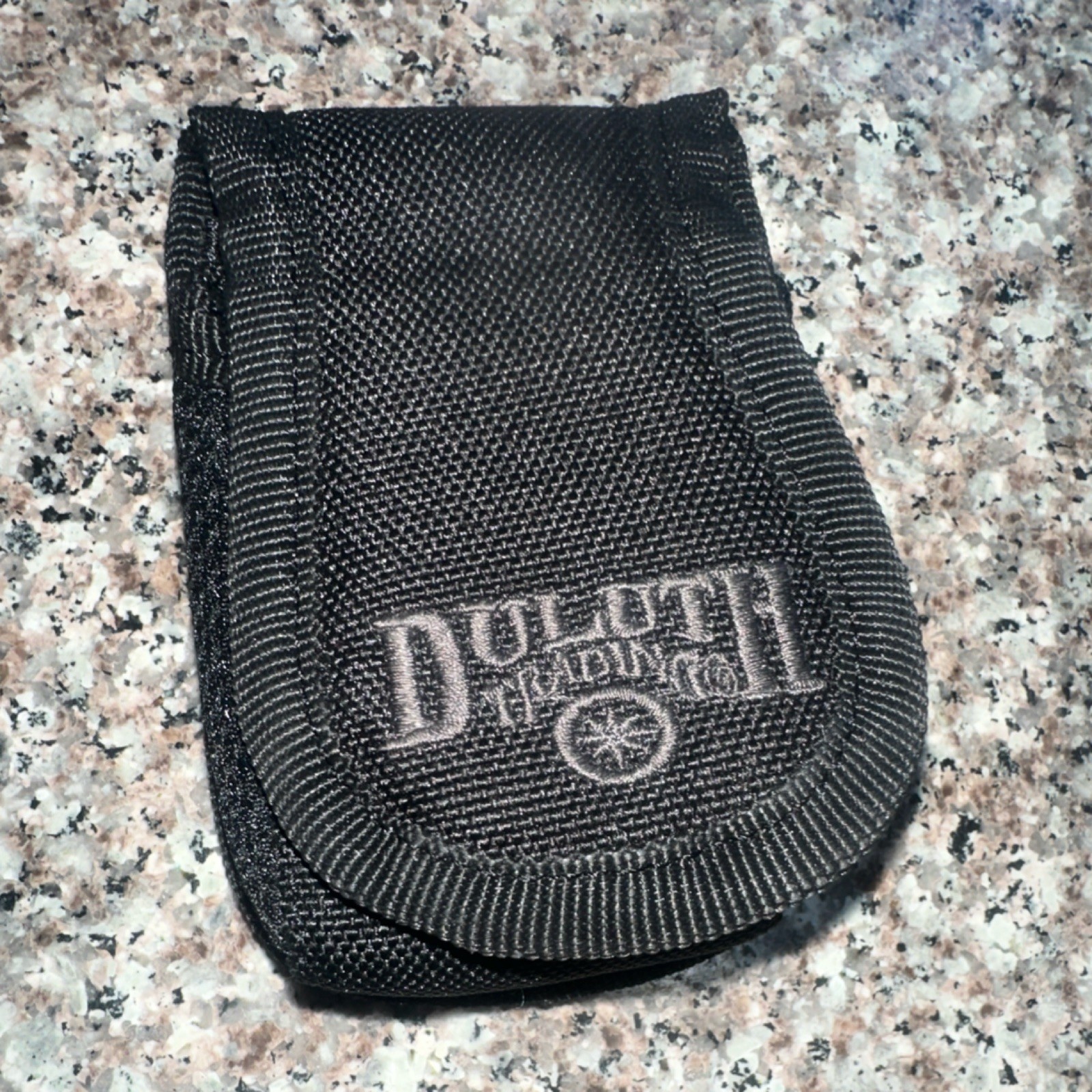 Duluth Trading Co. Black Fabric Flashlight Holster with Belt Clip
