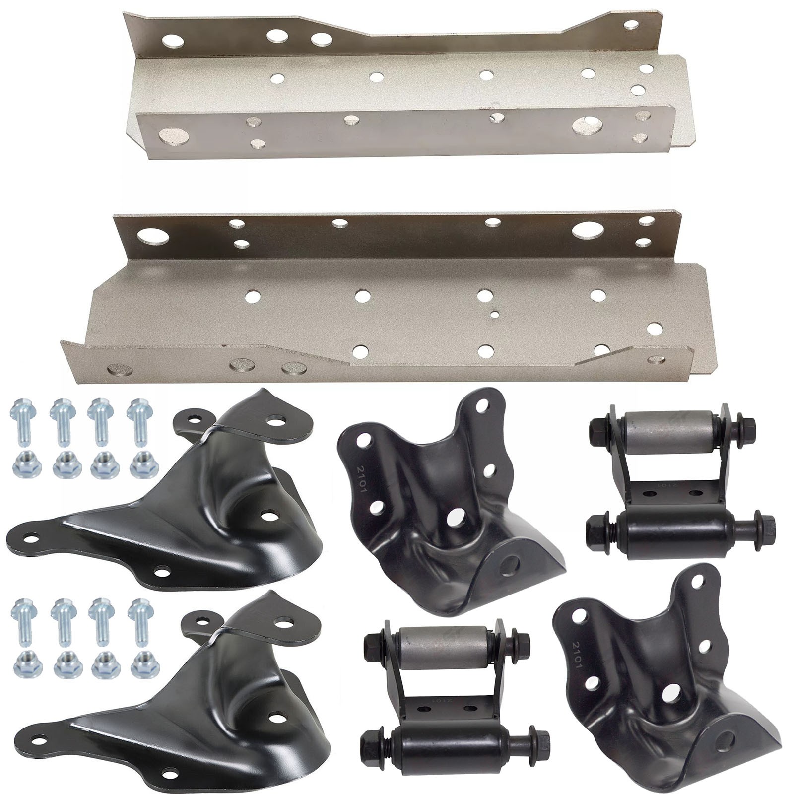 rear Frame Repair Channels and leaf spring shackles hangers For Ranger 93-04