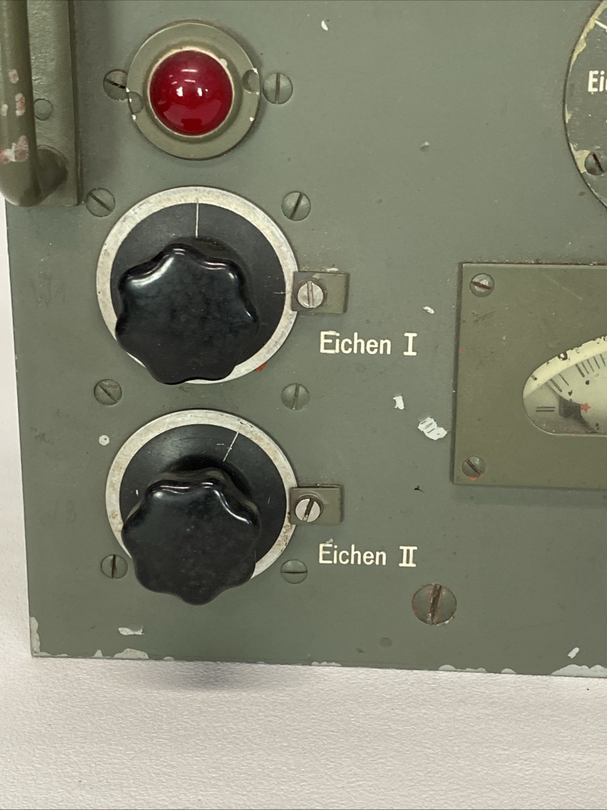 TORN EB WWII RADIO RECEIVER Germany Telephone Line Attenuation Meter WW2 -SFI