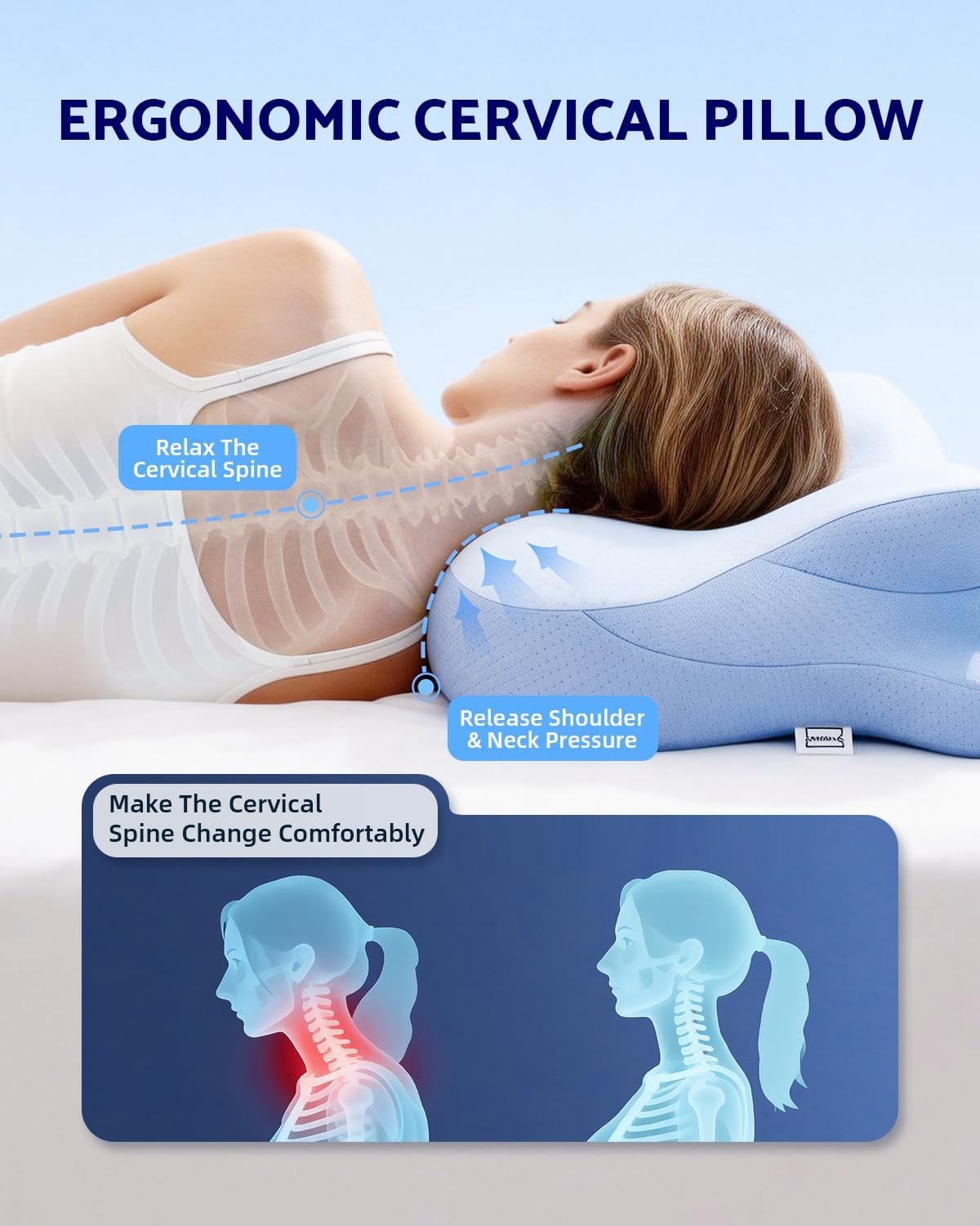 Cervical Neck Pillow