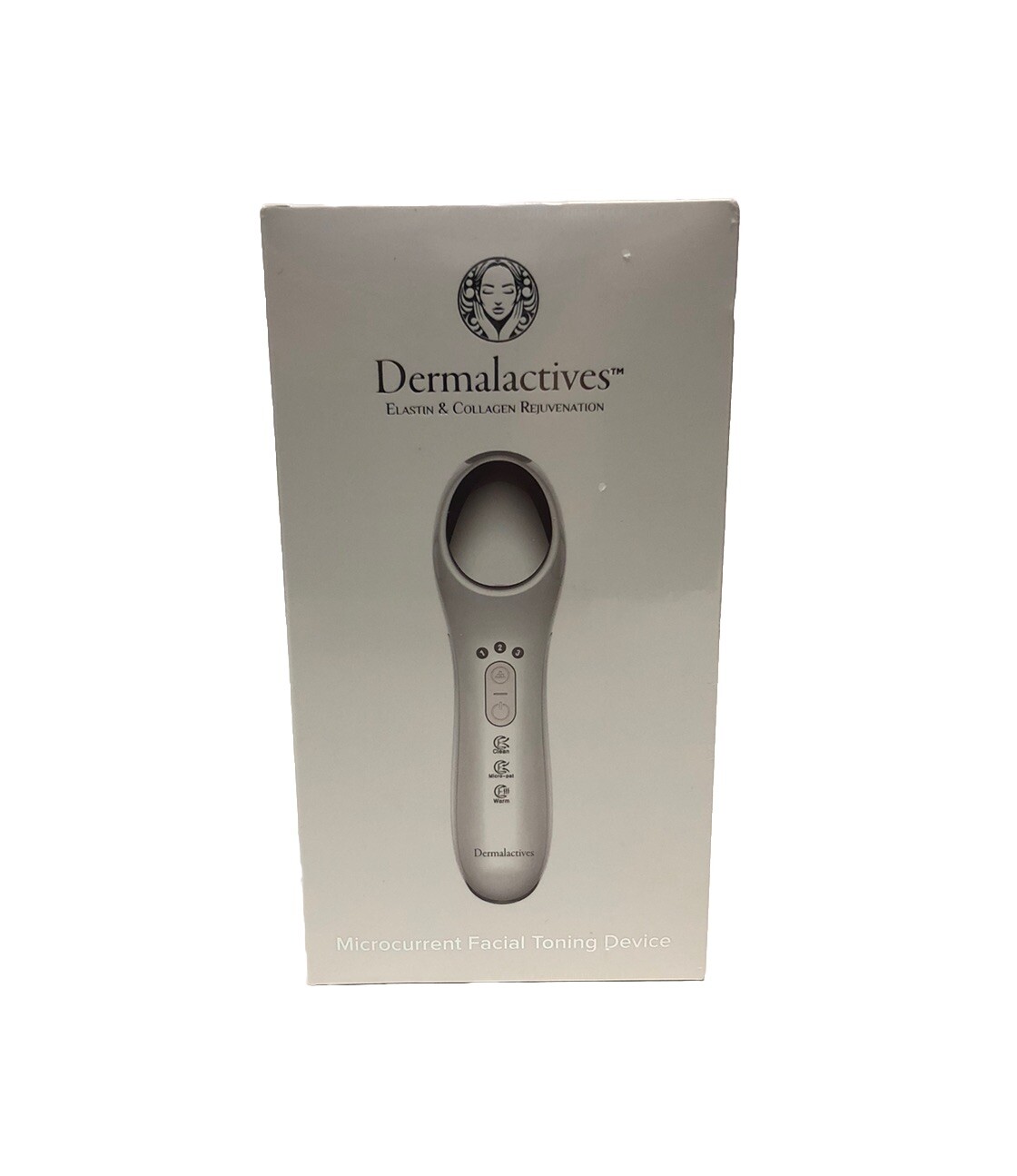 Dermalactives Elastin Collagen Rejuvenation Microcurrent Facial Toning Device