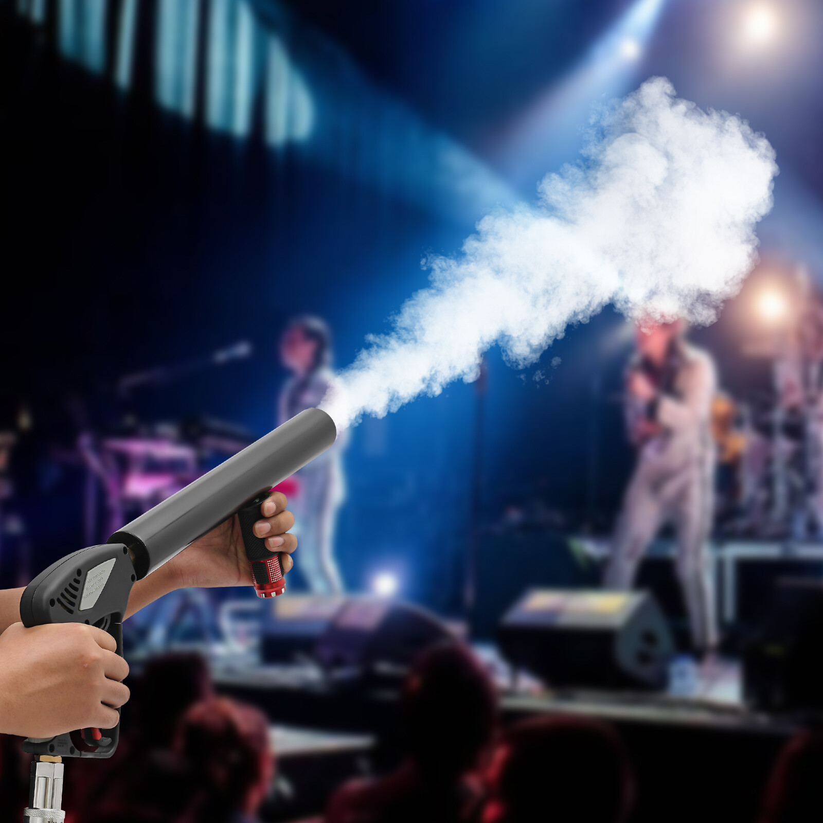 Party Cannon CO2 Blaster Handheld Night Club Bar DJ Jet Effect Fogger Smoker Gun