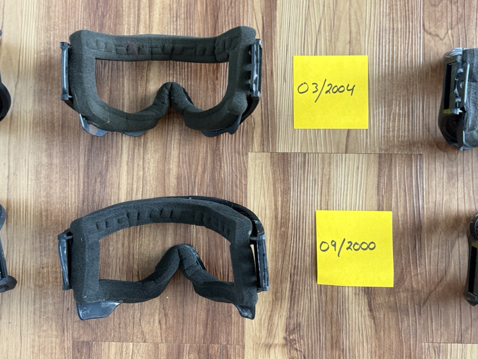 8 JT Spectra ProFlex Goggle Frames Lot - BLACK