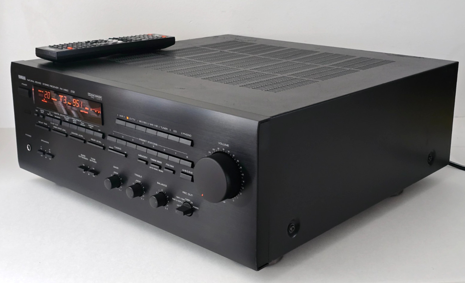 Vintage Yamaha RX-V850 Natural Sound Receiver With Remote Bundle(Tested/Working)