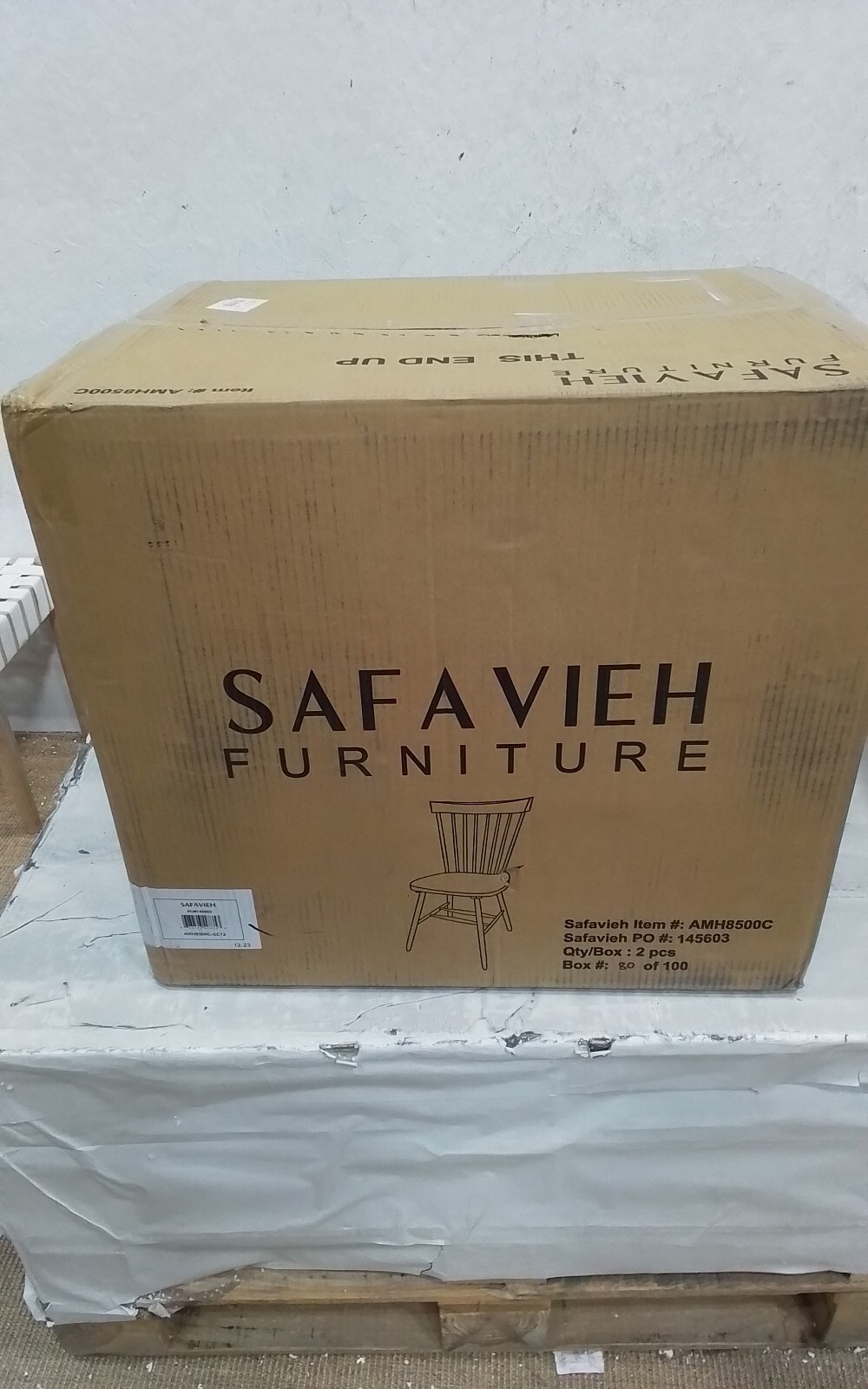 Safavieh PARKER SPINDEL SIDE CHAIR, Reduced Price 2172734569 AMH8500C