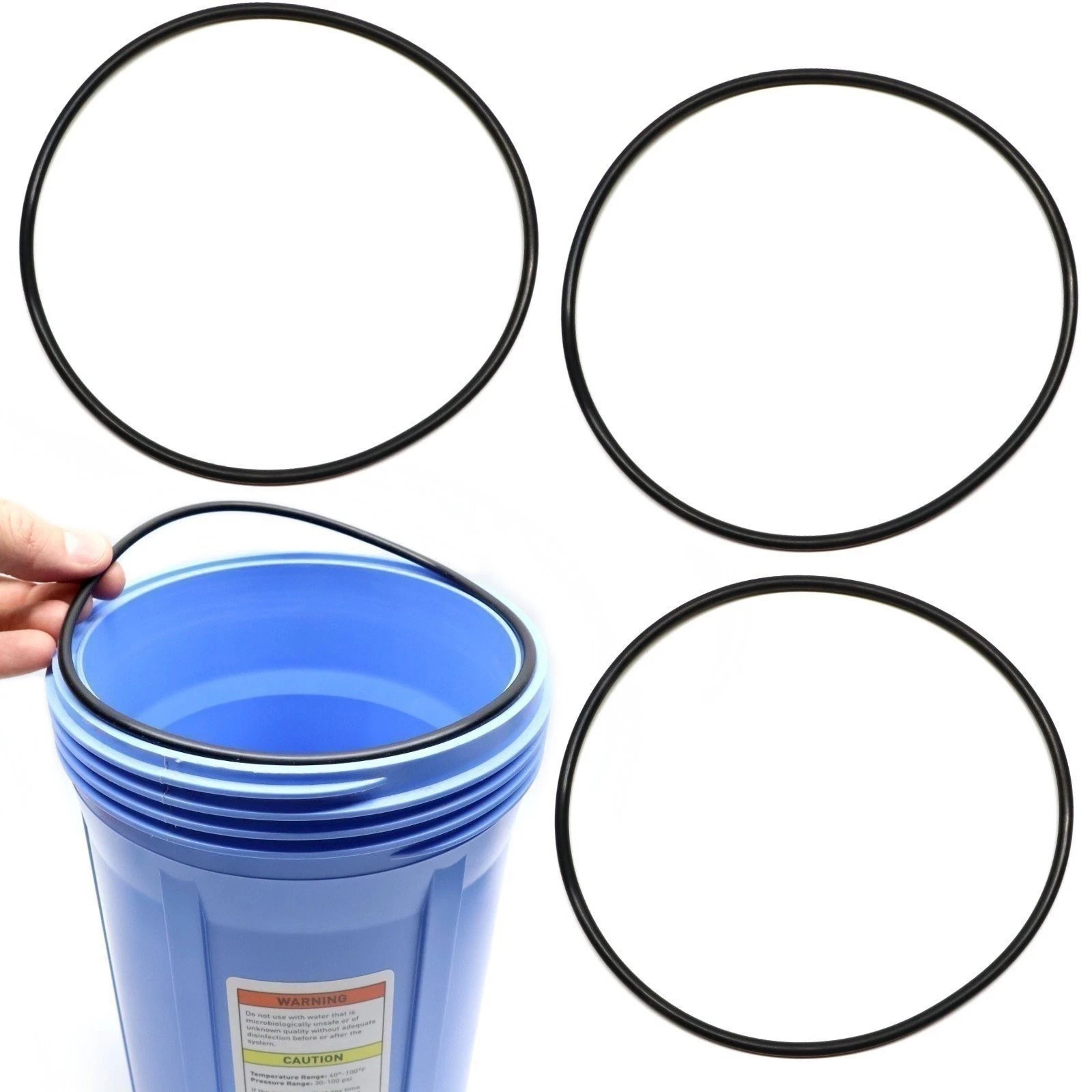 Replacement 151122 O-Ring 3pc for Pentek Big Blue APEC Aqua-Flo Filter Housing