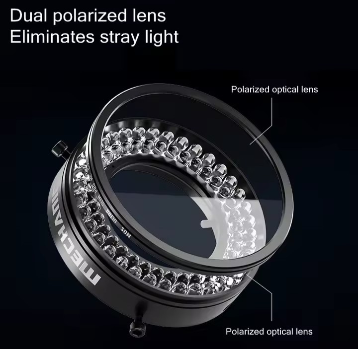 Mechanic LS720+ Microscope Ring Lamp Plus Polarization Anti Glare