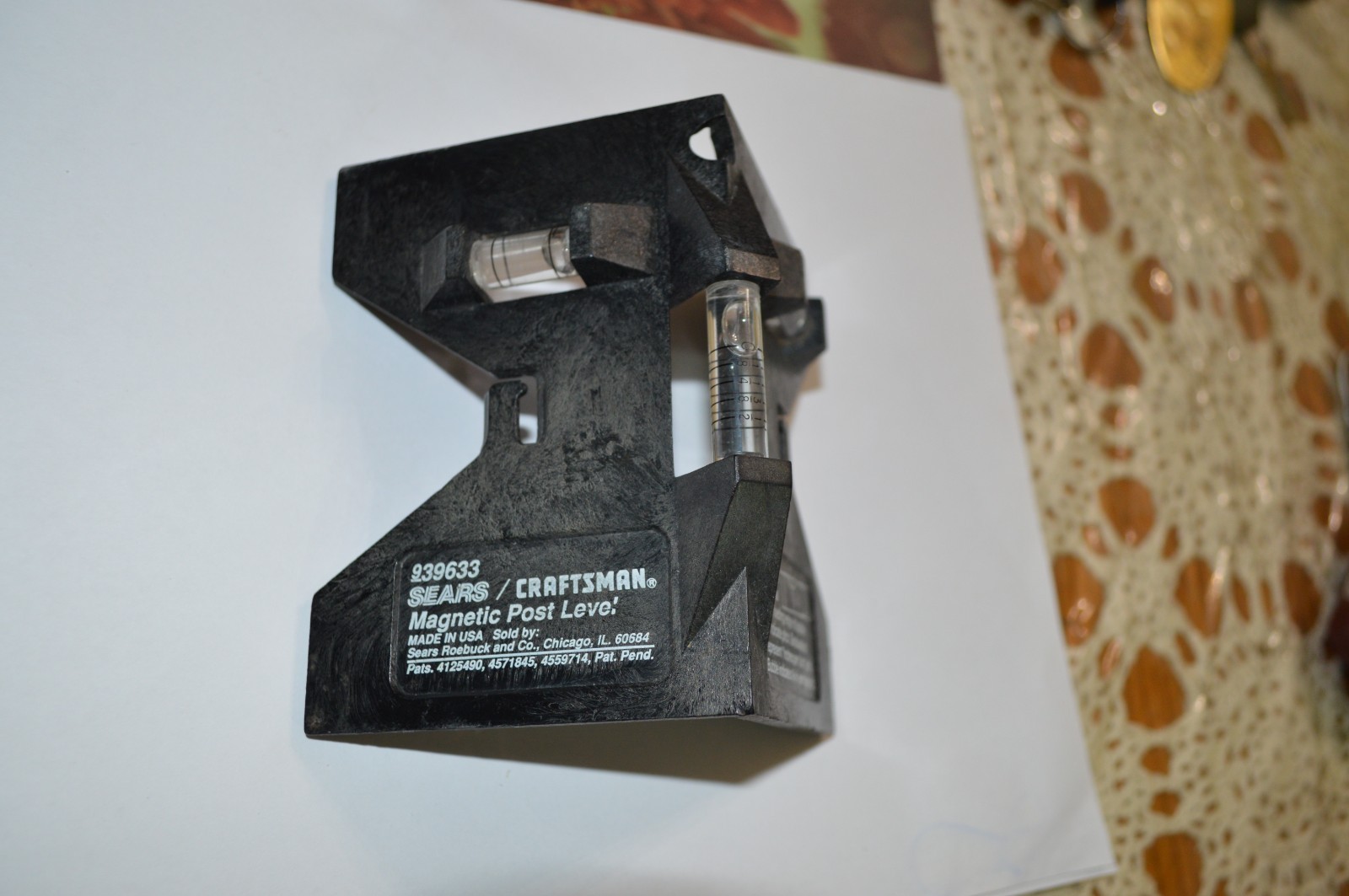 Craftsman Magnetic Post Level #39633, Made in USA