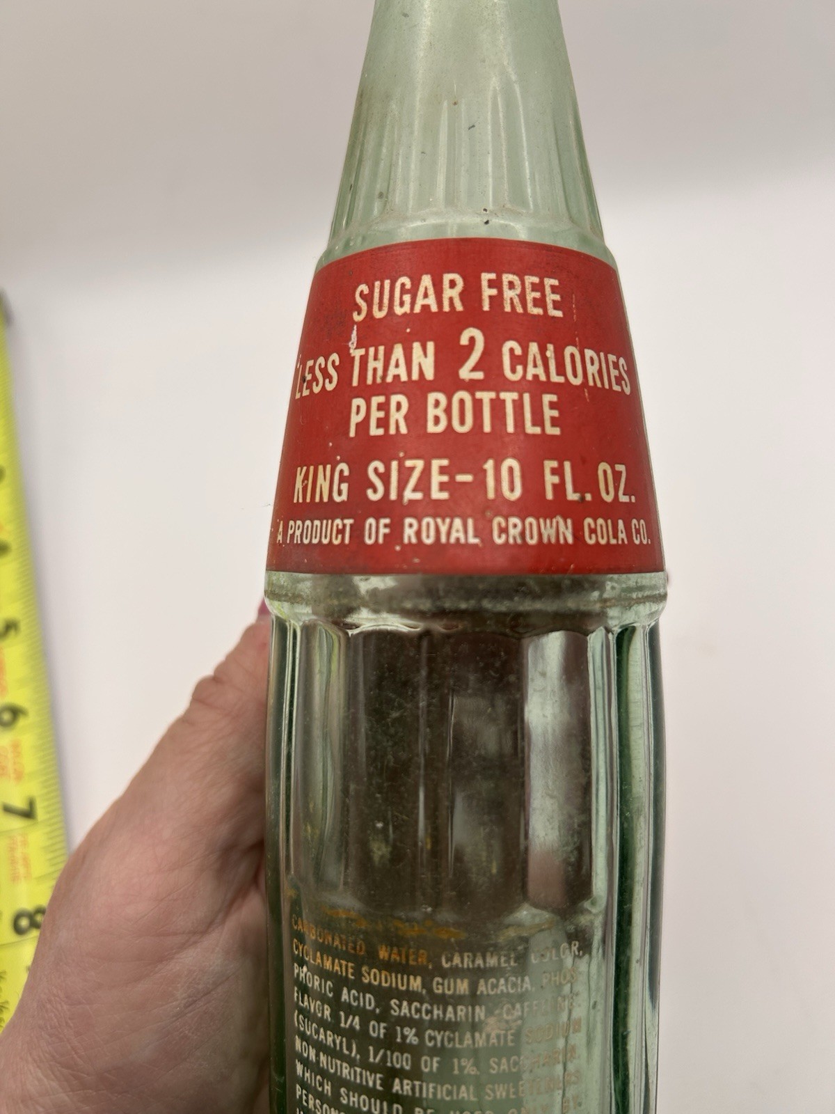 Vintage Glass Tab And Diet Rite Bottles